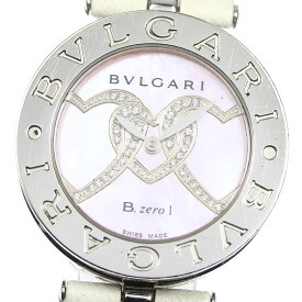 【BVLGARI】ブルガリ B-ZERO1 BZ30S ダイヤモンドハート クォーツ レディース【ev20】【中古】