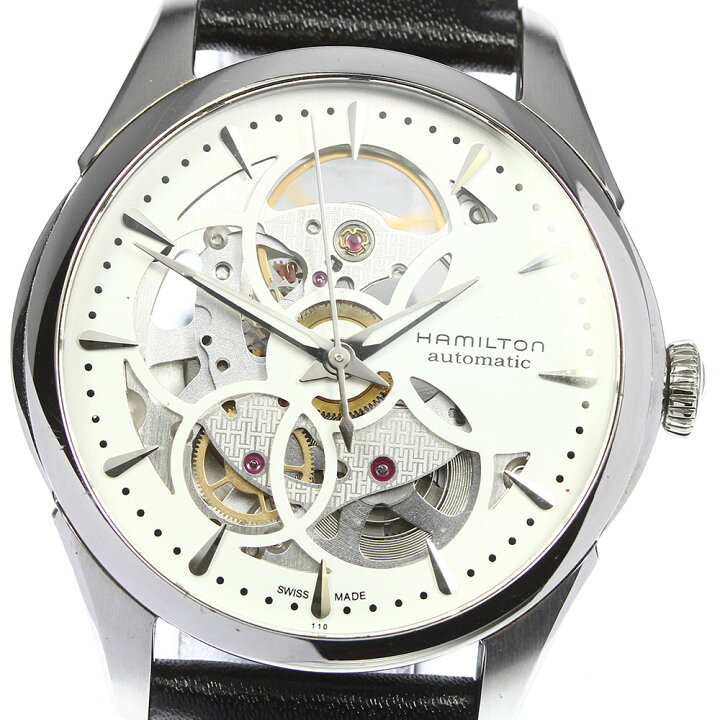 楽天市場 良品 Hamilton ハミルトン ジャズマスター H スケルトン 自動巻き メンズ 中古 Closer