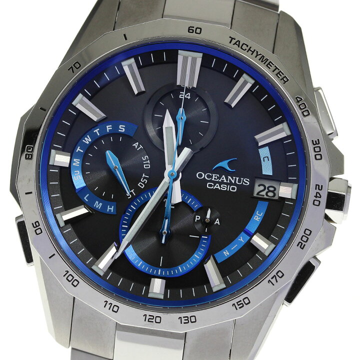 楽天市場】☆箱付き【CASIO】カシオ オシアナス マンタ OCW-S4000-1AJF  