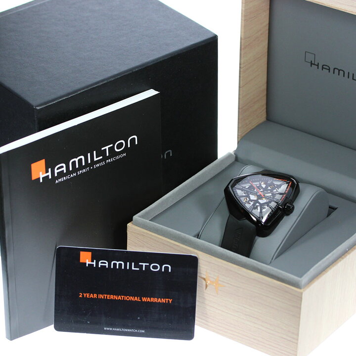 楽天市場】☆美品☆箱・保証書付き【HAMILTON】ハミルトン ベンチュラ 