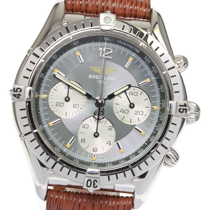 楽天市場】☆良品【BREITLING】ブライトリング クロノコックピット 