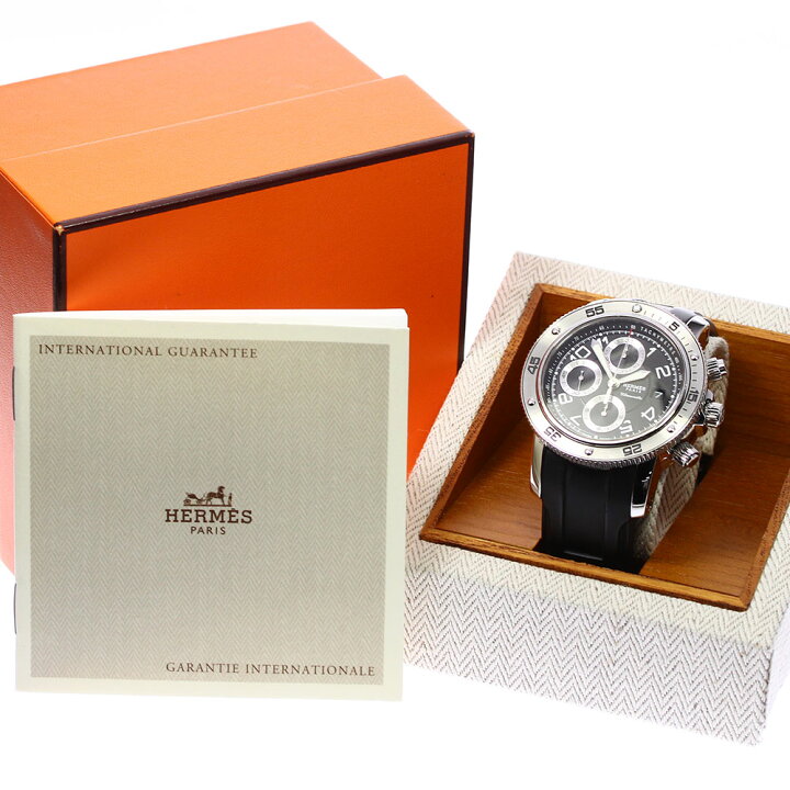 楽天市場】☆箱付き【HERMES】エルメス クリッパーダイバークロノ  