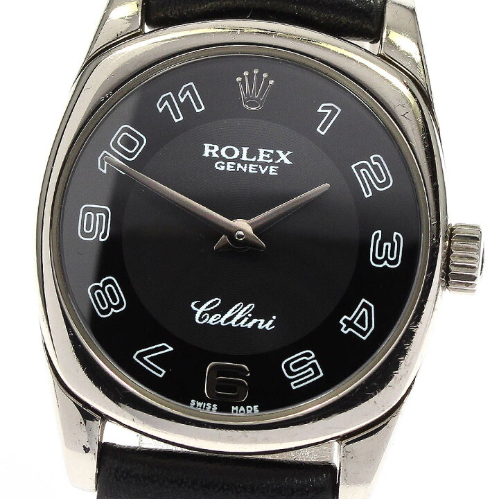 楽天市場】ロレックス ROLEX 6229/9 チェリーニ K18WG クォーツ  