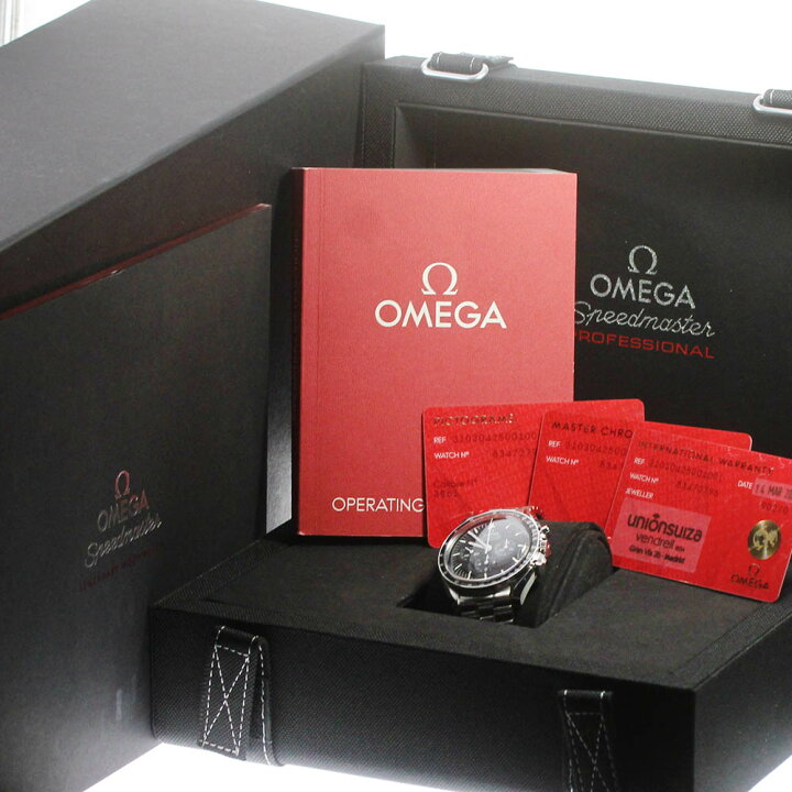 楽天市場】☆極美品☆箱・保証書付き【OMEGA】オメガ スピードマスター  