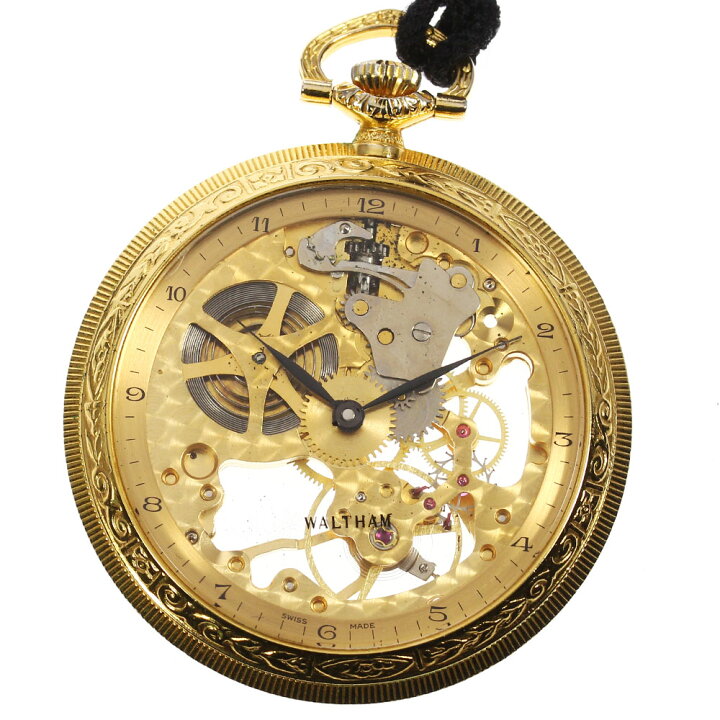 楽天市場】【WALTHAM】ウォルサム 懐中時計 ヴィンテージ スケルトン  