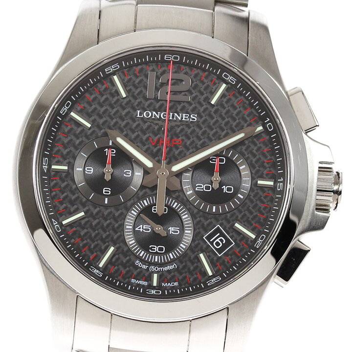 楽天市場】☆良品☆箱付き【LONGINES】ロンジン コンクエスト V.H.P  