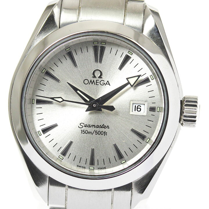 楽天市場】☆美品【OMEGA】オメガ シーマスター アクアテラ デイト  
