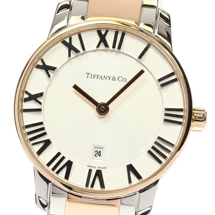 楽天市場】☆良品【TIFFANY&Co.】ティファニー アトラス ドーム デイト  