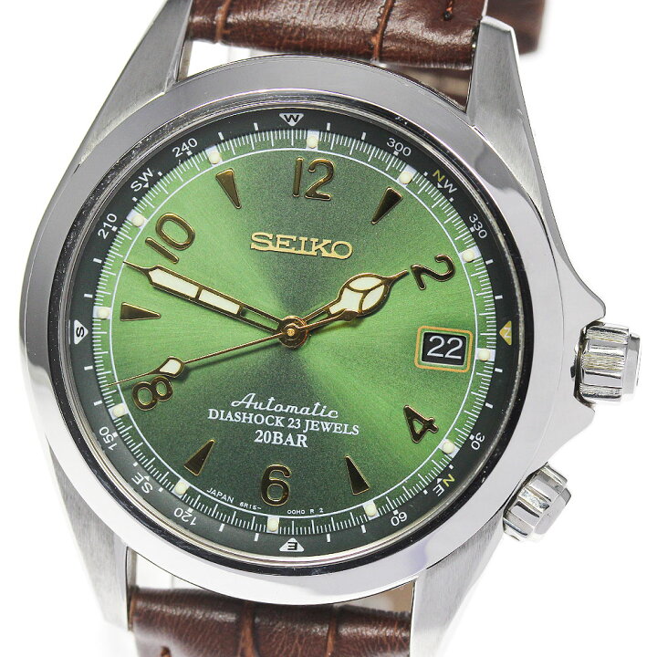 楽天市場】☆良品【SEIKO】セイコー メカニカル アルピニスト 6R15  