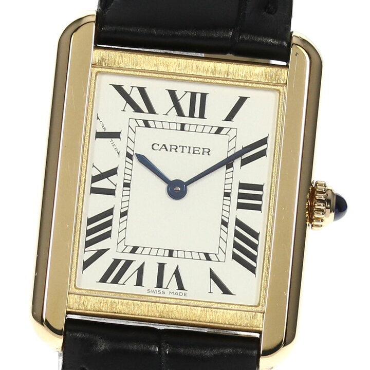 楽天市場】☆良品☆内箱付き【CARTIER】カルティエ タンクソロSM K18YG  
