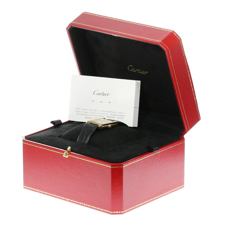 楽天市場】☆良品☆内箱付き【CARTIER】カルティエ タンクソロSM K18YG  