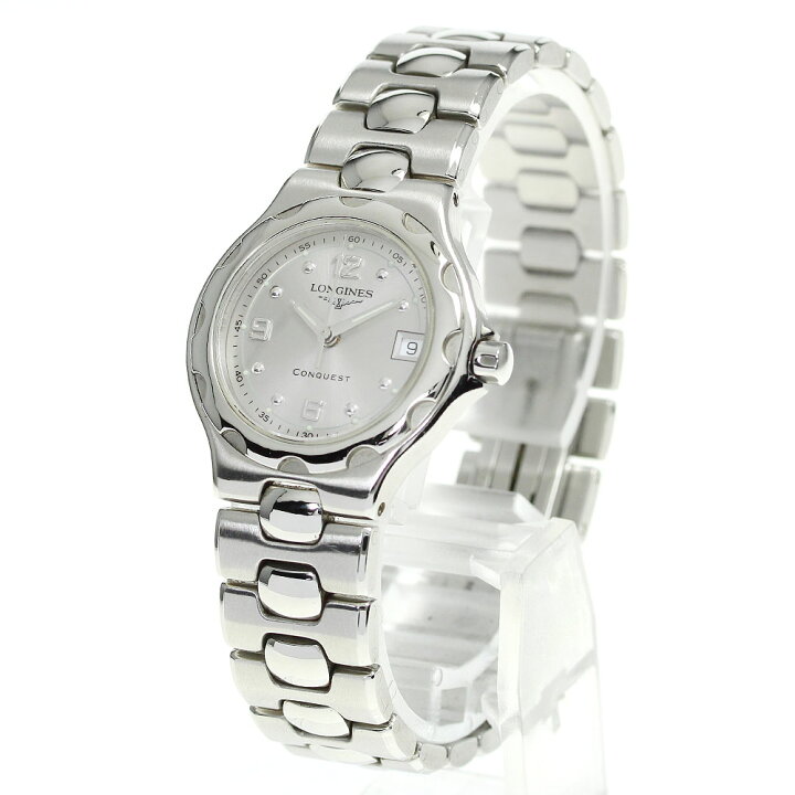 楽天市場】☆良品【LONGINES】ロンジン コンクエスト デイト L1.131.4  