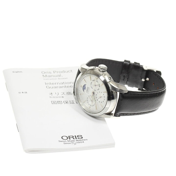 楽天市場】☆保証書付き【ORIS】オリス 7546 トリプルカレンダー 