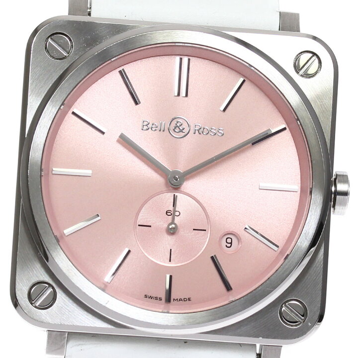 楽天市場】☆箱・保証書付き【Bell＆Ross】ベル＆ロス BRS-64 デイト  
