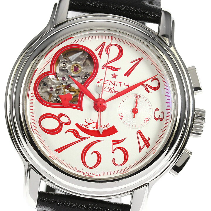 楽天市場】【ZENITH】ゼニス エルプリメロ オープンハート クロノ  
