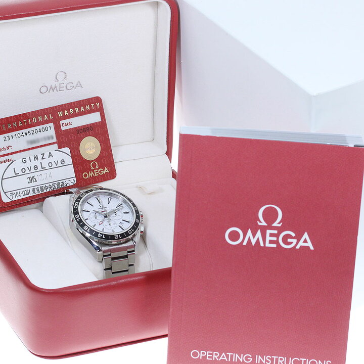 楽天市場】良品☆箱・保証書【OMEGA】オメガ シーマスター アクアテラ 