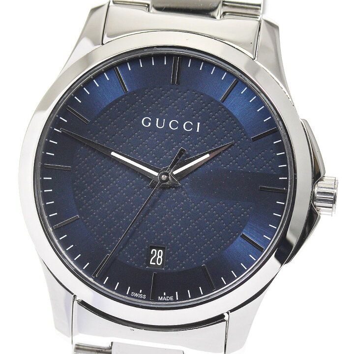 楽天市場】☆美品【GUCCI】グッチ Gタイムレス デイト 126.4/YA126411  