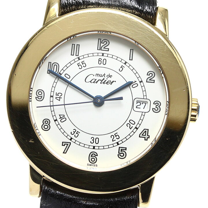 楽天市場】【CARTIER】カルティエ マストロンドLM デイト W100844B 