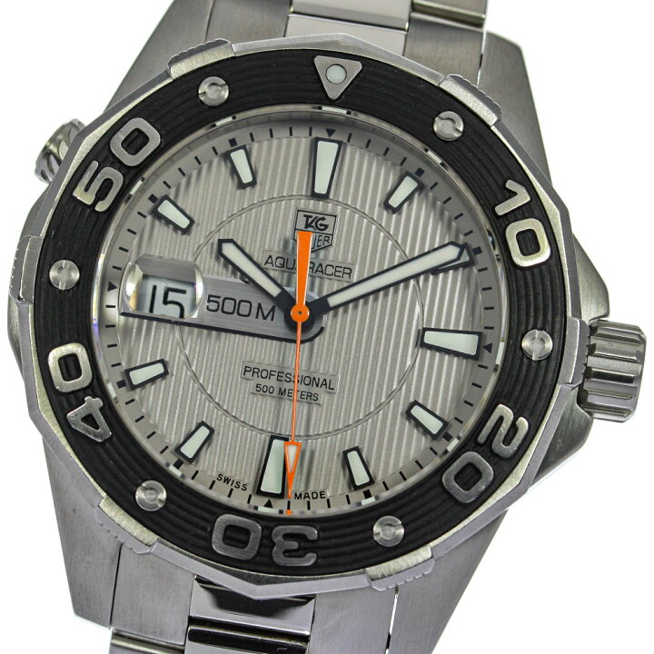 楽天市場】☆良品【TAG HEUER】タグホイヤー アクアレーサー デイト  