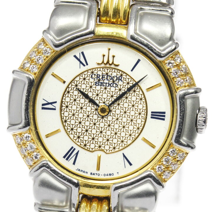 楽天市場】【SEIKO】セイコー クレドール エントラータ ダイヤ YG  