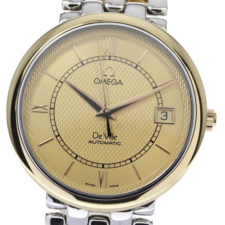 楽天市場】☆美品【OMEGA】オメガ デビル クラシック YGコンビ デイト  