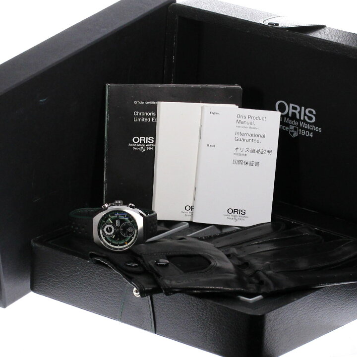 オリス ORIS 7564 クロノリス デイト 自動巻き メンズ保証書付き_  