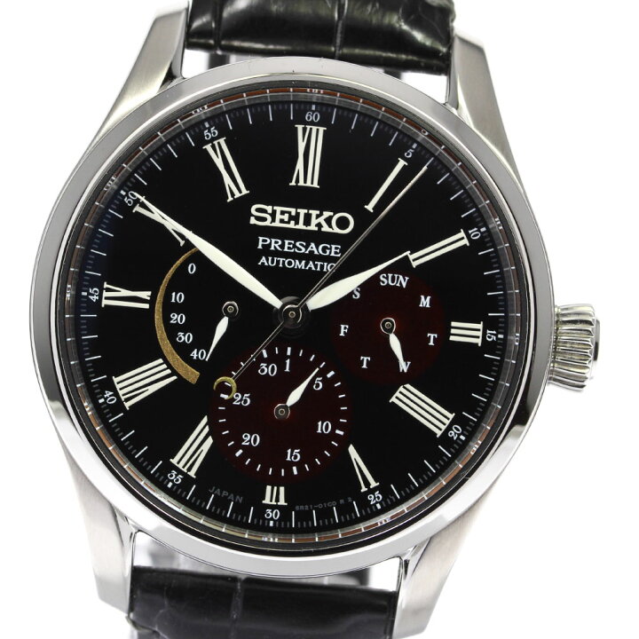 楽天市場】☆極美品☆箱付き【SEIKO】セイコー プレサージュ 漆・白檀  