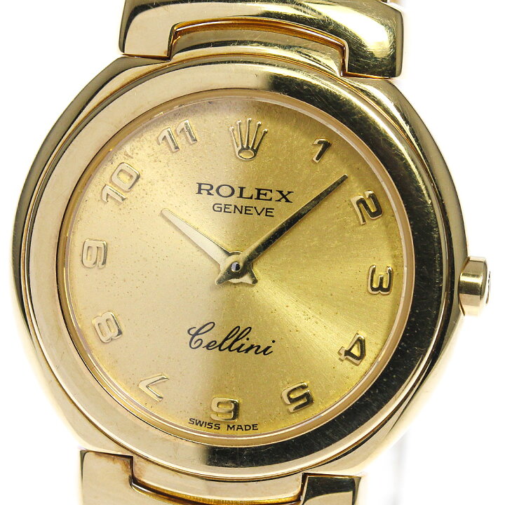 楽天市場】【ROLEX】ロレックス チェリーニ K18YG 6621 クォーツ 