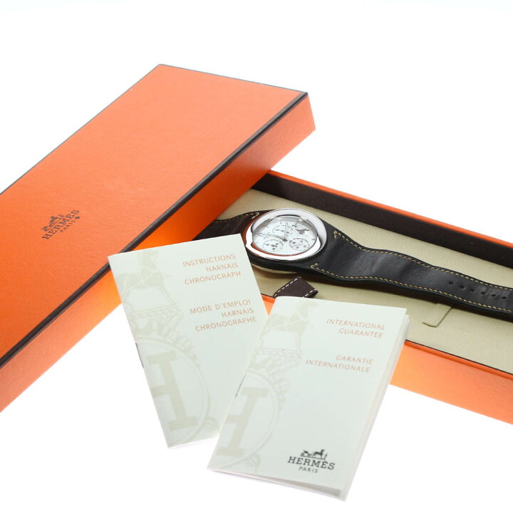 楽天市場】☆内箱・保証書付き【HERMES】エルメス アーネ クロノグラフ 