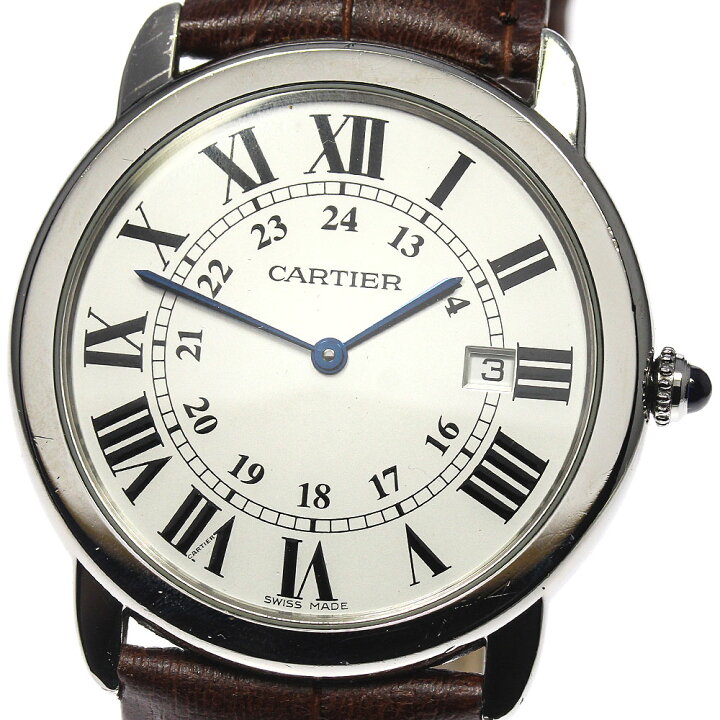 楽天市場】【CARTIER】カルティエ ロンドソロ LM デイト W6700255 