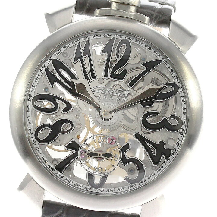 楽天市場】☆箱・保証書付き【GaGa MILANO】ガガミラノ マヌアーレ48  