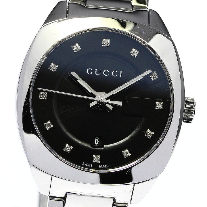 楽天市場】【GUCCI】グッチ ミドルウォッチ 12Pダイヤ YA142503/142.5  