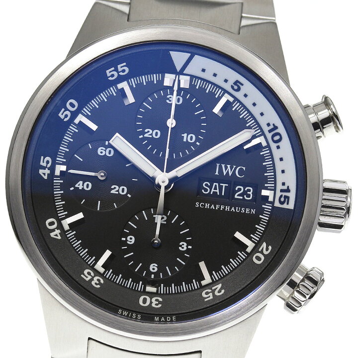 楽天市場】☆美品【IWC SCHAFFHAUSEN】IWC アクアタイマー クロノ  
