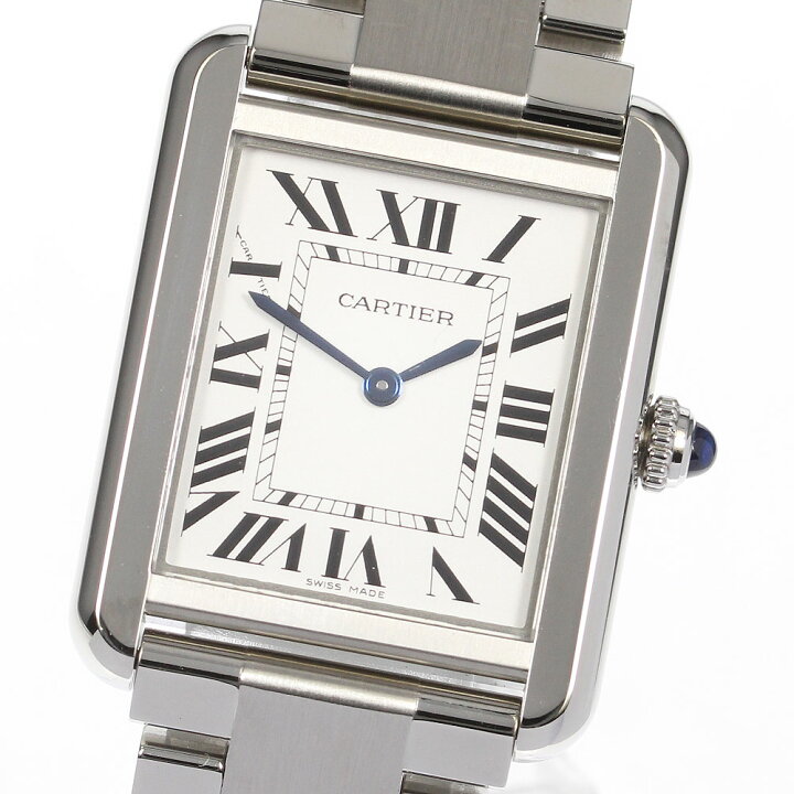 楽天市場】☆美品☆箱・保証書付き【CARTIER】カルティエ タンクソロ 