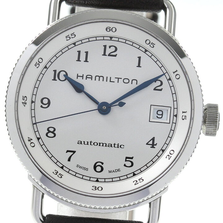 楽天市場】☆美品☆保証書付き【HAMILTON】ハミルトン カーキ ネイビー  