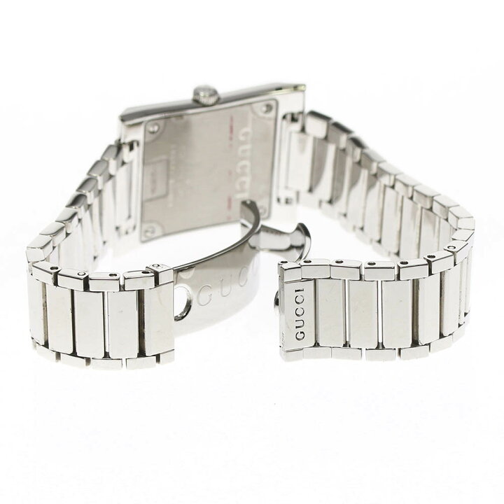 楽天市場】☆良品【GUCCI】グッチ スクエア ダイヤベゼル 111L  