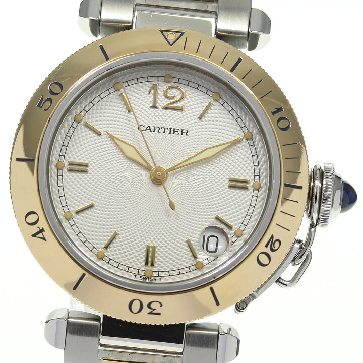 楽天市場】【CARTIER】カルティエ パシャC デイト W31028N1 自動巻き 