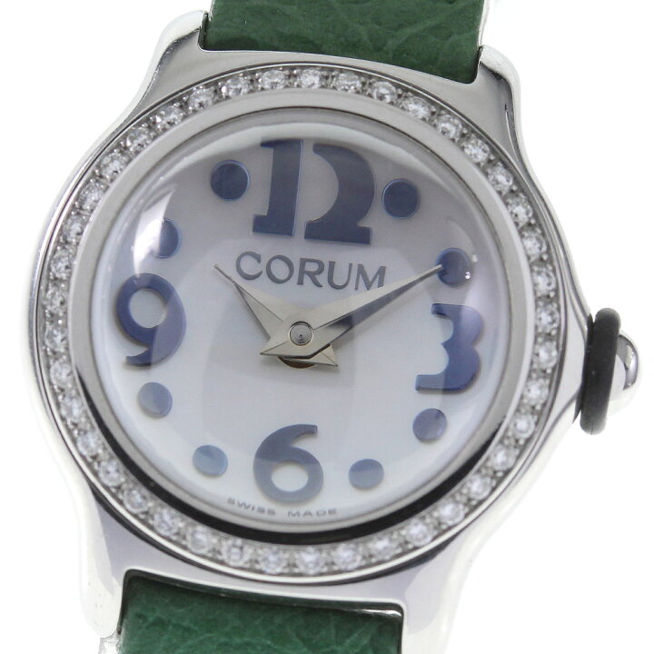 楽天市場】【CORUM】コルム バブル ダイヤベゼル 101.151.47 クォーツ  