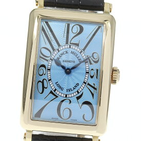 ☆良品【FRANCK MULLER】フランクミュラー ロングアイランド K18YG 950QZ クォーツ メンズ_712915【中古】