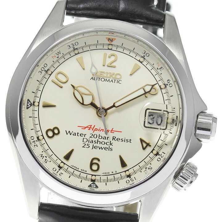 楽天市場】【SEIKO】セイコー アルピニスト デイト 4S15-6000 自動巻き  
