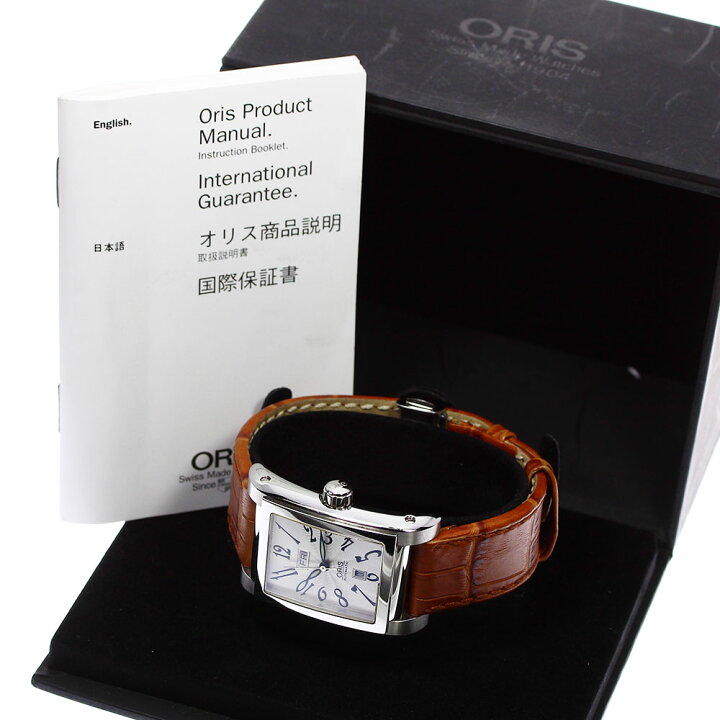 楽天市場】☆内箱・保証書付き【ORIS】オリス レクタンギュラー 