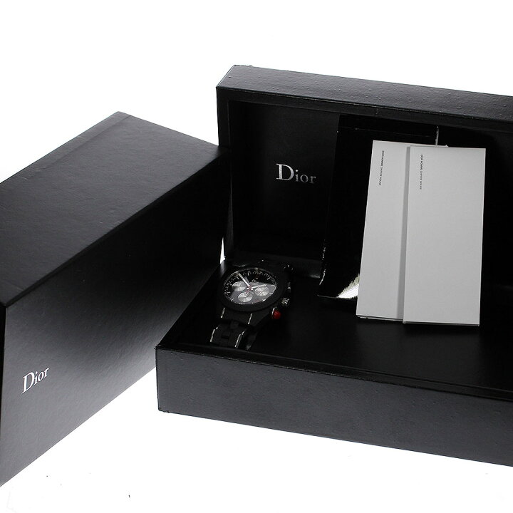 楽天市場】☆良品☆箱付き【Dior】ディオール シフルルージュ クロノ  