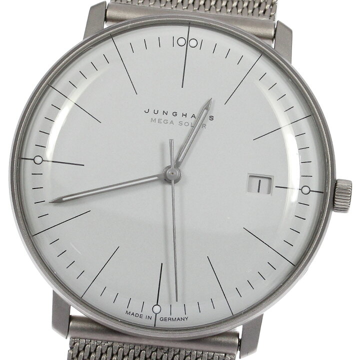 楽天市場】☆極美品☆箱・保証書付き【JUNGHANS】ユンハンス マックス 