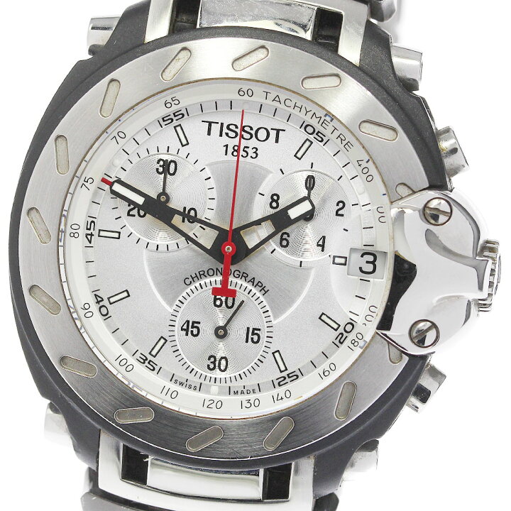 楽天市場】☆保証書付き【TISSOT】ティソ T-レース クロノグラフ T472  