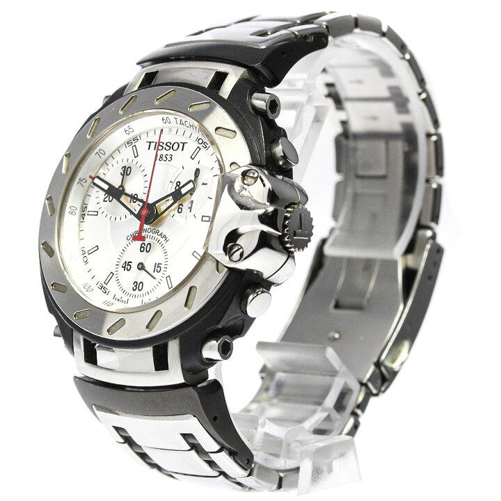 楽天市場】☆保証書付き【TISSOT】ティソ T-レース クロノグラフ T472  