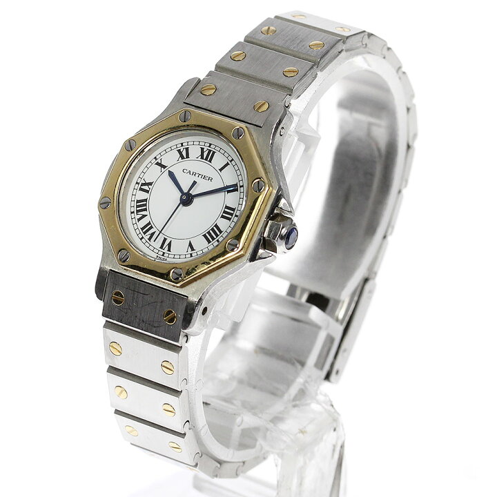 楽天市場】【CARTIER】カルティエ サントスオクタゴンSM 自動巻き  