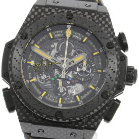 ★箱・保証書付き【HUBLOT】ウブロ ビッグバン キングパワー アイルトンセナモデル 719.QM.1729.NR.AES10 自動巻き メンズ_705950【中古】