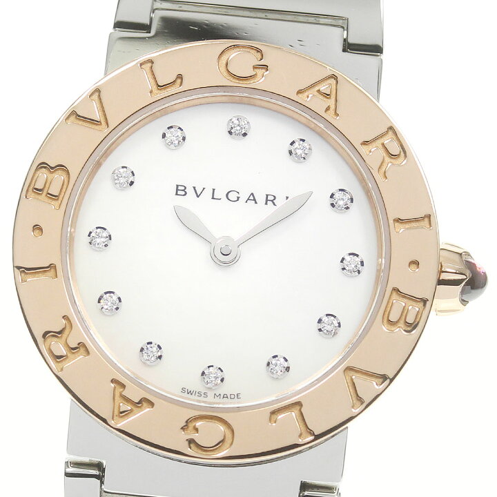 楽天市場】☆美品【BVLGARI】ブルガリ ブルガリブルガリ 12Pダイヤ  