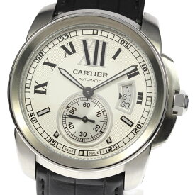 カルティエ CARTIER W7100013 カリブルドゥカルティエ ダイバー デイト スモールセコンド 自動巻き メンズ 良品 保証書付き_717180【ev20】【中古】