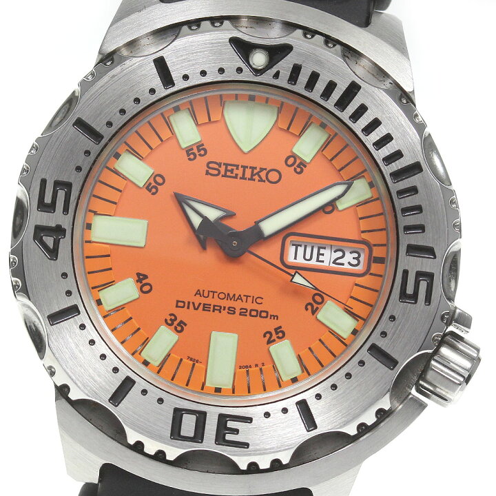 楽天市場】☆良品【SEIKO】セイコー オレンジモンスター ダイバーズ 